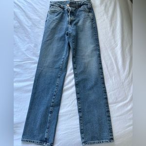 AG ‘Alexxis high rise vintage straight’ jeans